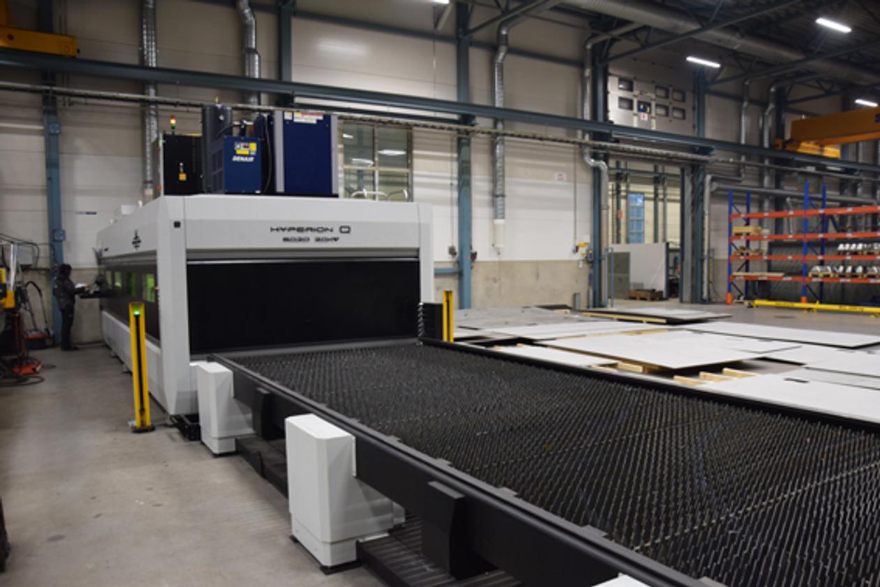 Ensimmäinen Steelburner tasolaser tyytyväisellä asiakkaallamme Suomessa