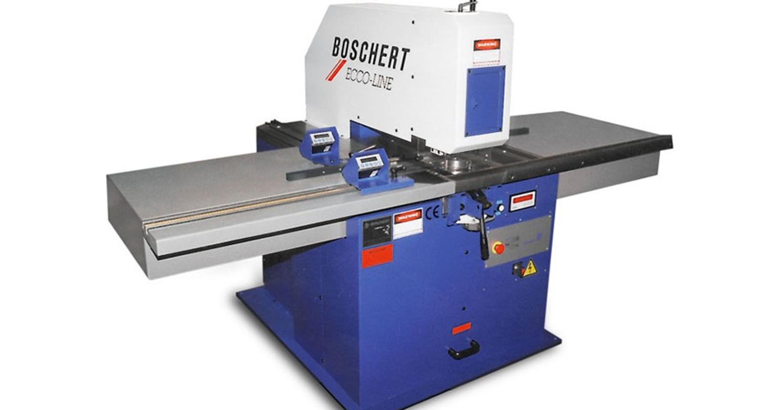 Boschert GmBh  Eccoline ohutlevykone varustettuna 28 t:n l&auml;vistyspaineella sek&auml; Trumpf Tooling -j&auml;rjestelm&auml;ll&auml;.